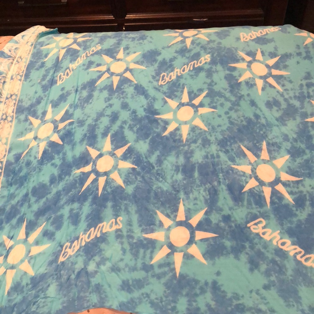 Bahamas beach wrap/ coverup